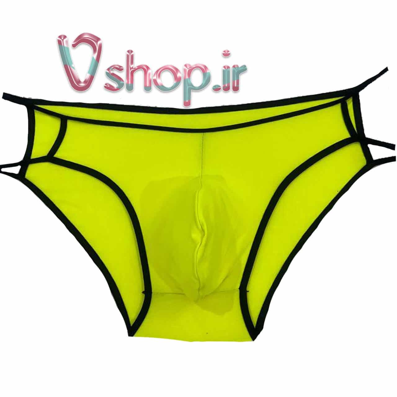 شورت مردانه اسلیپ کنار بندی — تصویر ۳