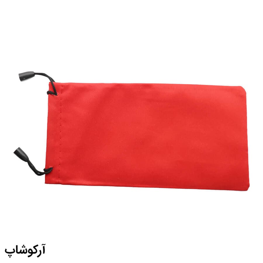 کاور و بگ عینک با ابعاد 18 در 9 سانتی‌متر، از جنس پارچه‌ای و رنگ قرمز مدل 992858