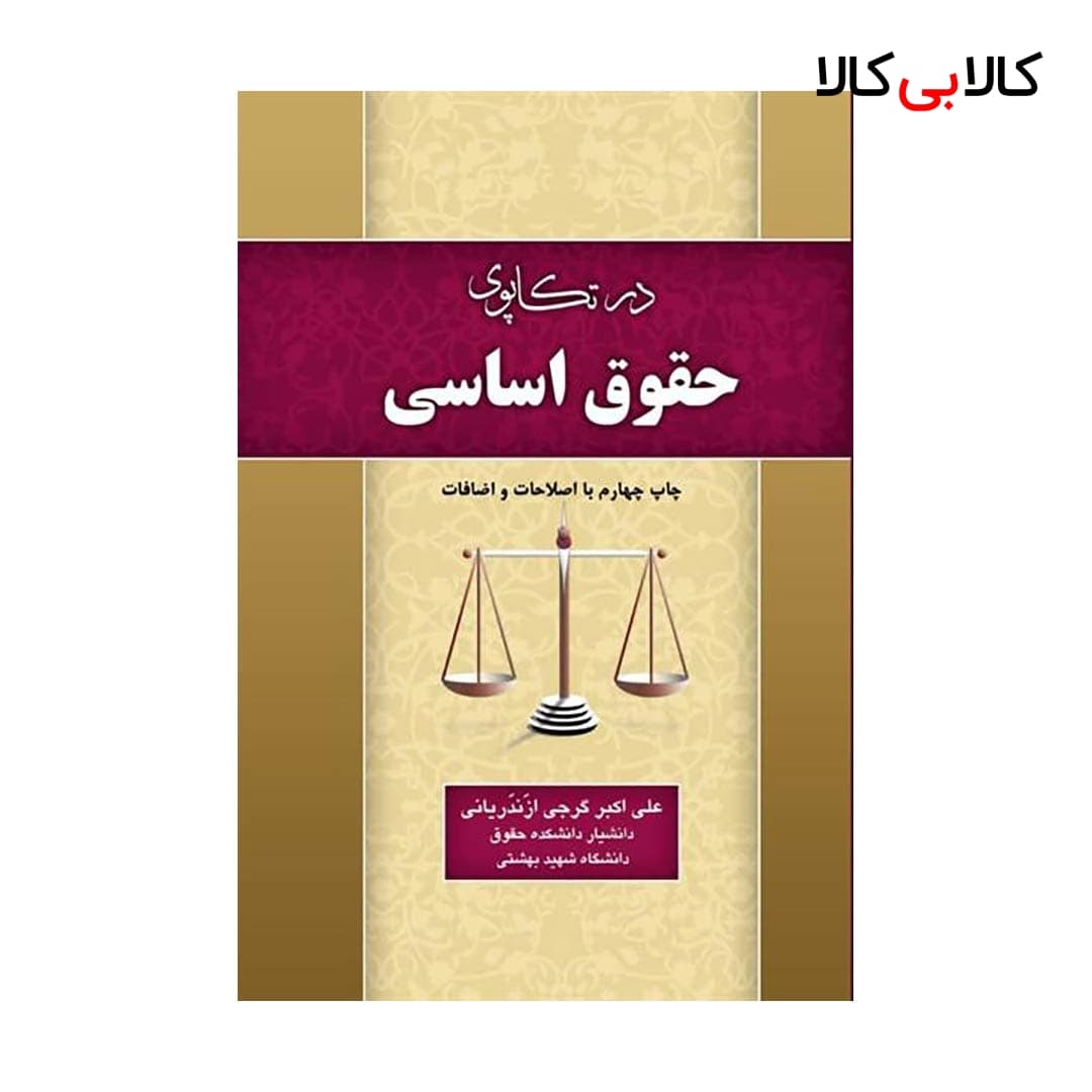 کتاب در تکاپوی حقوق اساسی اثر علی اکبر گرجی ازندریانی انتشارات جاودانه — تصویر ۲