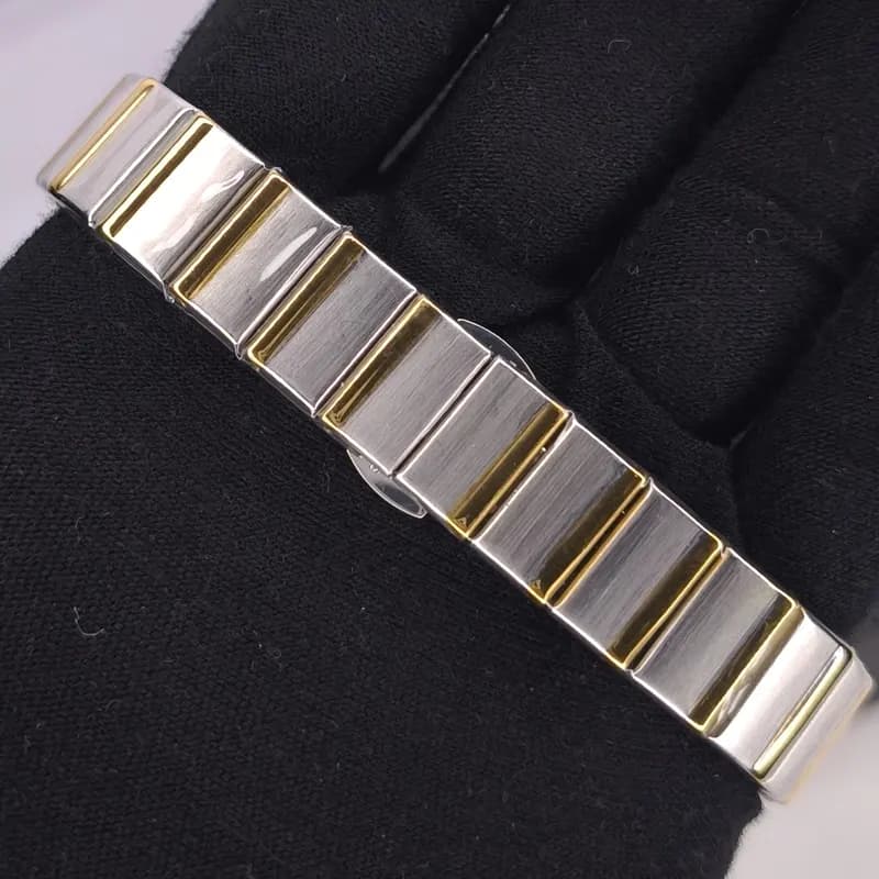 ساعت مچی زنانه امگا کانسلیشن مدل ایندکس نقره ای مشکی (Omega Constellation) — تصویر ۷