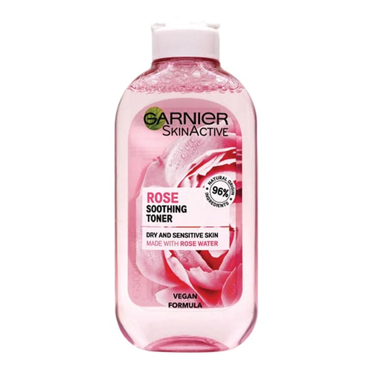 تونر Garnier مدل Rose Floral Water حجم 200 میلی لیتر