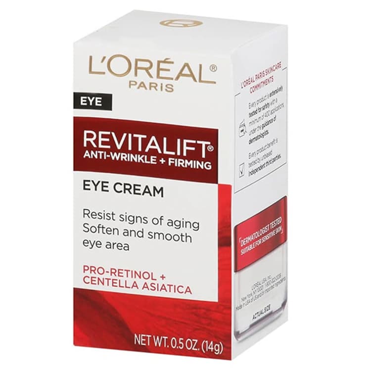 کرم دور چشم Loreal مدل RevitaLift Anti Wrinkle and Firming وزن 14 گرم — تصویر ۲