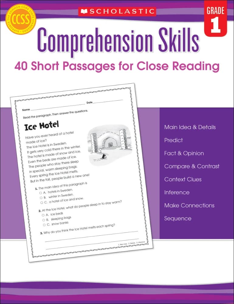 کتاب Comprehension Skills 1 (مهارت‌های درک مطلب ۱) نسخه انگلیسی PDF