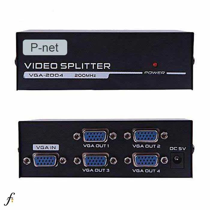 اسپلیتر 4 پورت VGA پی نت مدل VGA-2004