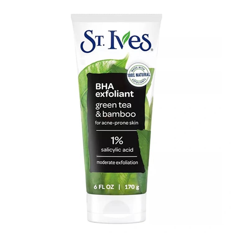 اسکراب و لایه بردار St Ives مدل BHA Exfoliant Green Tea and Bamboo وزن 170 گرم