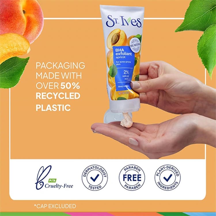 اسکراب و لایه بردار St Ives مدل BHA Exfoliant Apricot وزن 170 گرم — تصویر ۳