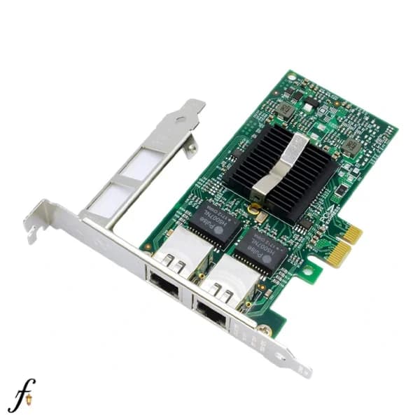 کارت شبکه دو پورت اینتل مدل 82576 با رابط PCI express سرعت یک گیگابیت ورژن جدید