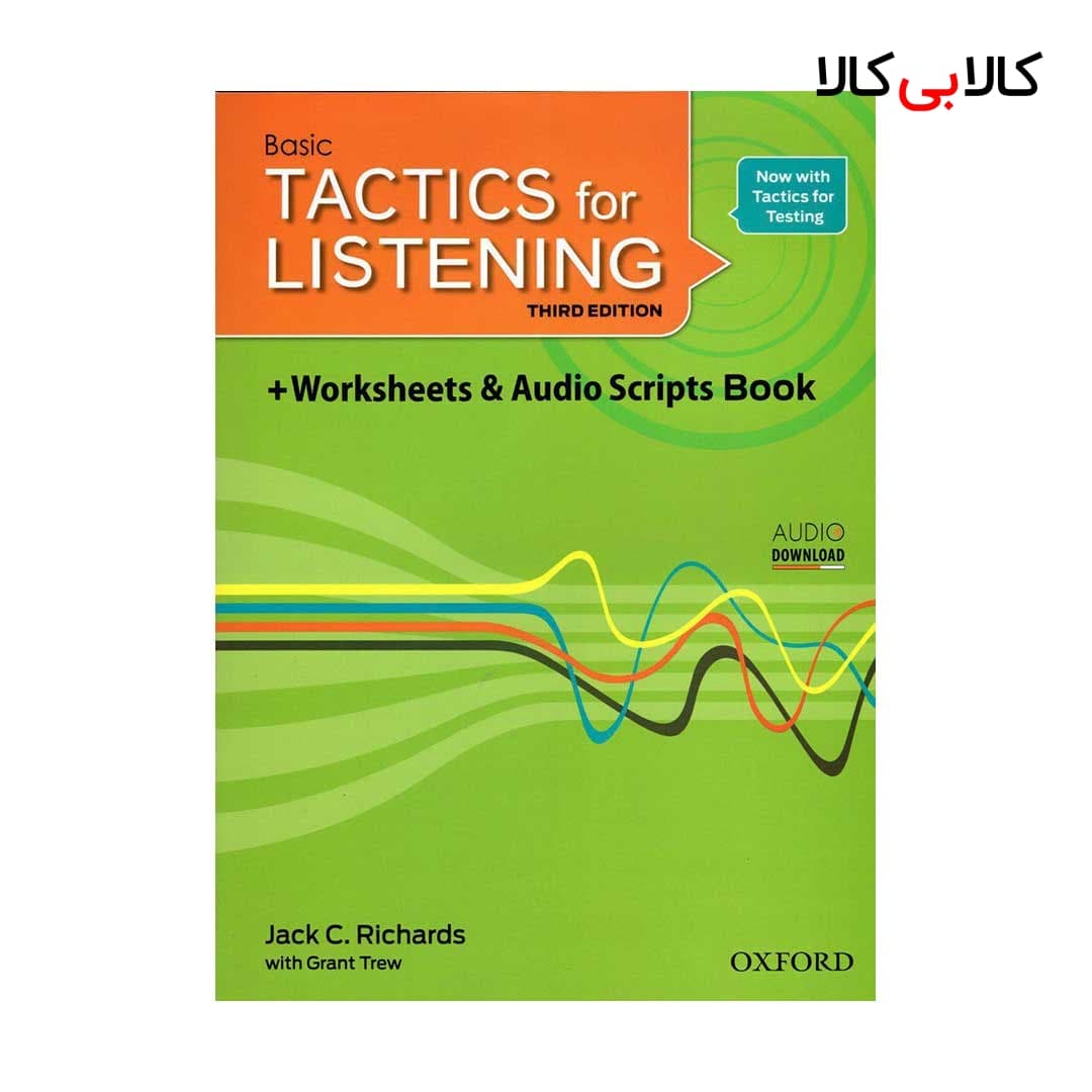 کتاب Tactics for Listening Basic 3rd اثر Jack C. Richards انتشارات جنگل
