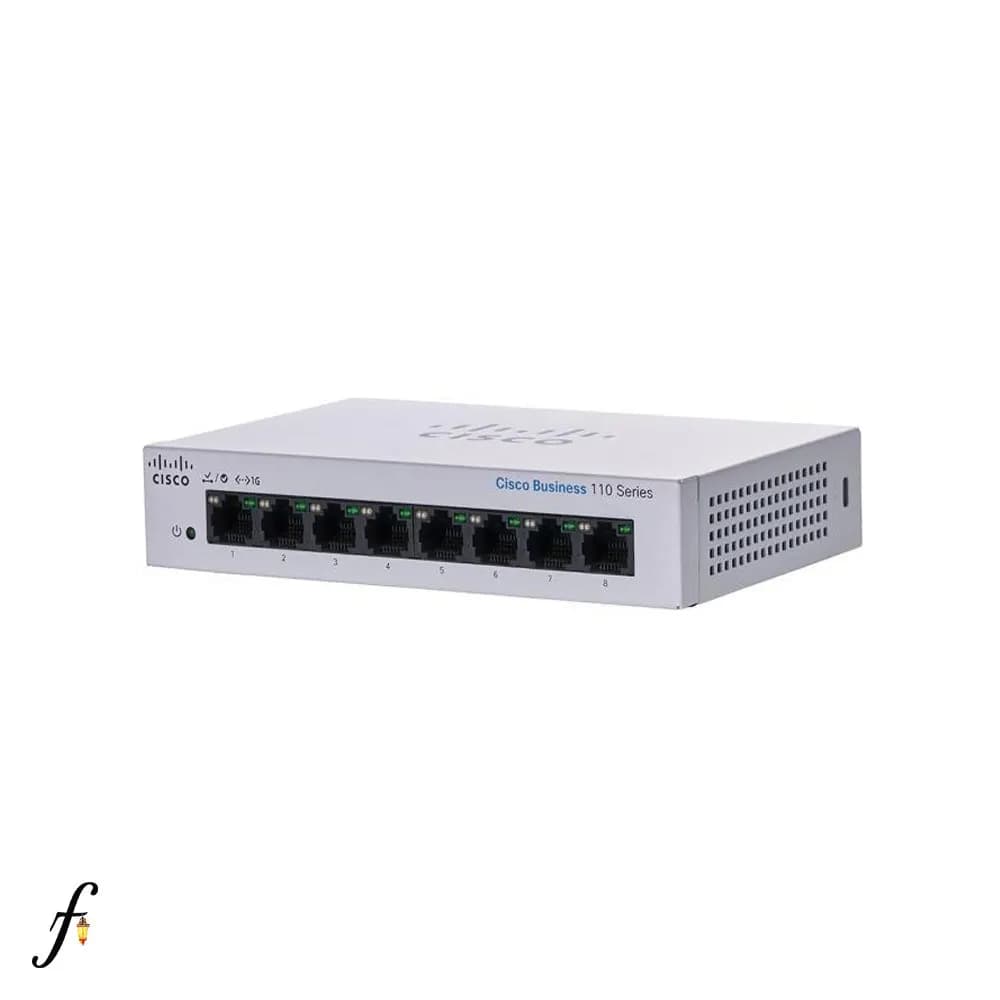سوئیچ سیسکو مدل CBS110-8T-D با 8 پورت گیگابیتی رکمونت — تصویر ۲