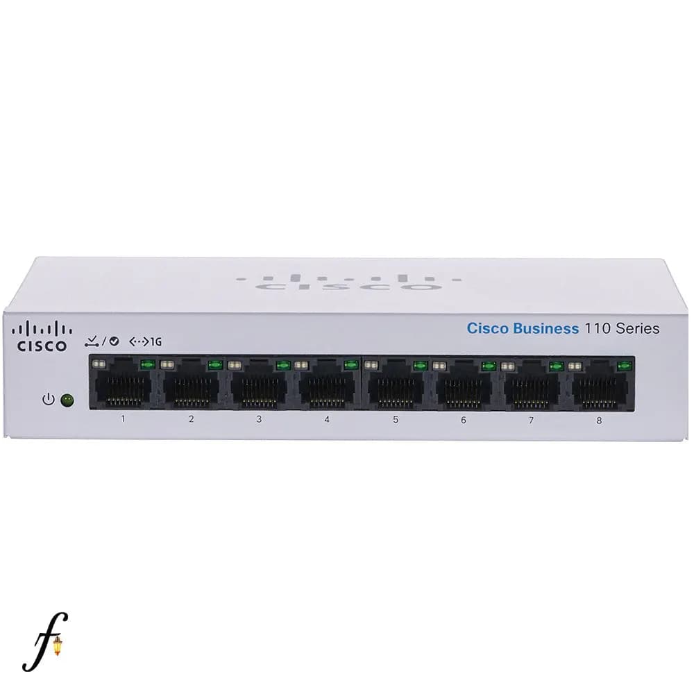 سوئیچ سیسکو مدل CBS110-8T-D با 8 پورت گیگابیتی رکمونت