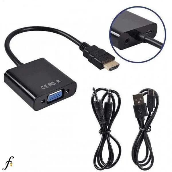 مبدل HDMI به VGA فرانت مدل FN-HVAM همراه صدا با کيفيت HD — تصویر ۲
