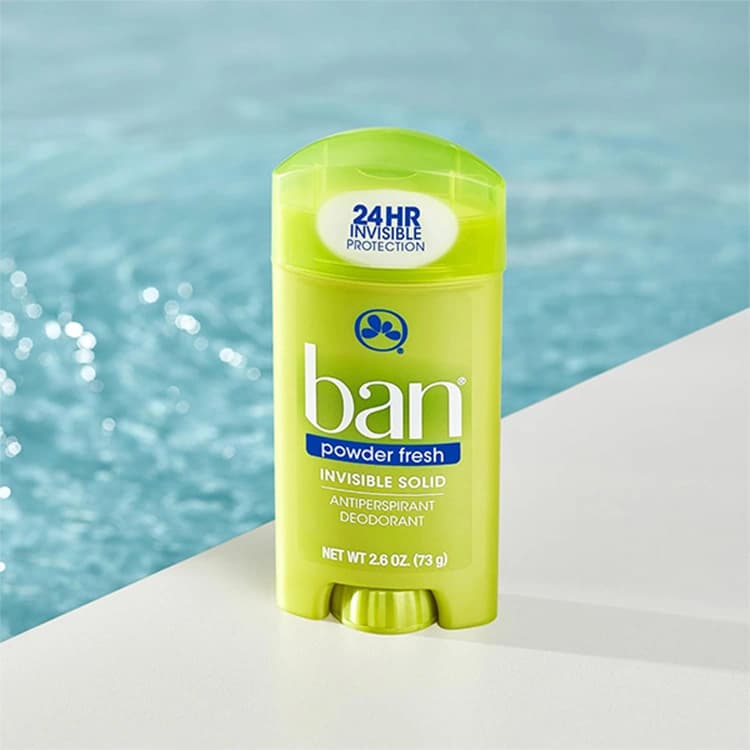 مام ضد تعریق Ban مدل Powder Fresh وزن 73 گرم — تصویر ۳