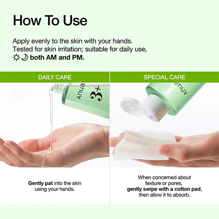 تونر Anua مدل Azelaic Acid 3 Plus Cica حجم 250 میلی لیتر — تصویر ۵