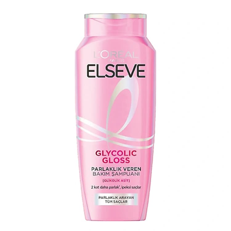 شامپو Loreal مدل Elseve Glycolic Gloss حجم 300 میلی لیتر