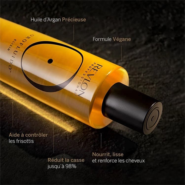 روغن مو Revlon مدل Orofluido Elixir حجم 100 میلی لیتر — تصویر ۵