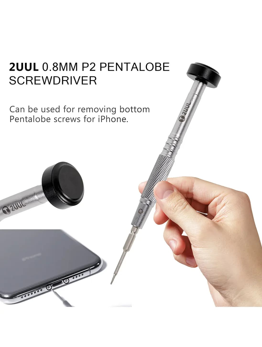 پیچ گوشتی پنج پر آیفون سایز 0.8 برند 2UUL — تصویر ۶