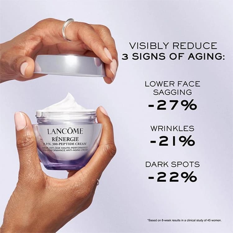 کرم ضد چروک Lancome مدل Renergie HPN 300 Peptide حجم 15 میلی لیتر — تصویر ۴