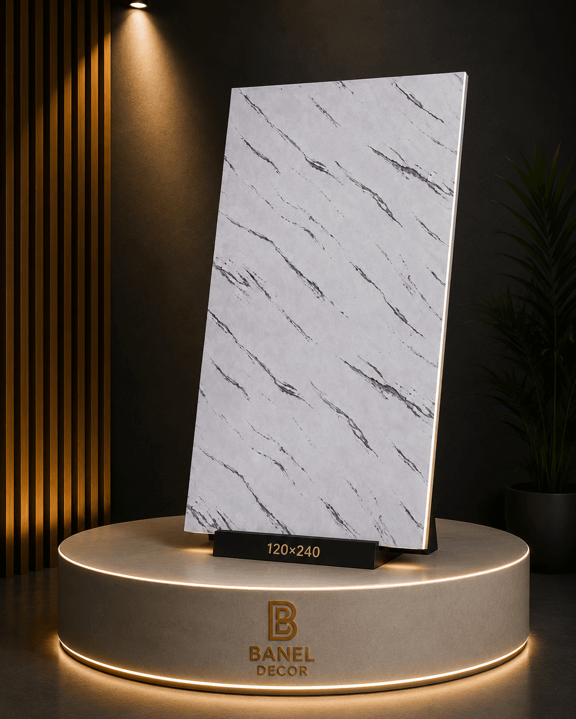 کفپوش PVC اسلب طرح سنگ کد 6107