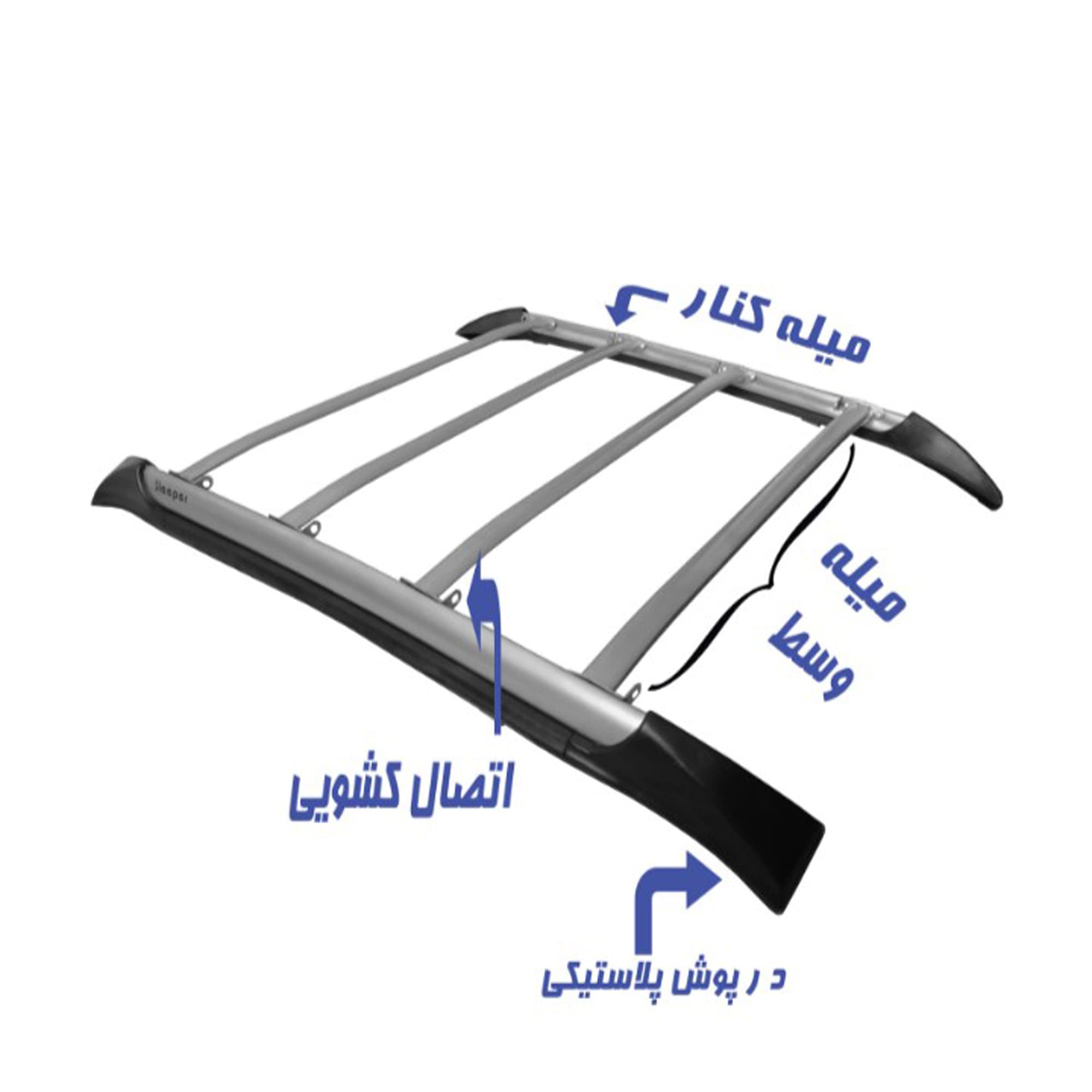 باربند خودرو اسلیپر مدل AL – 1 مناسب برای رنو ال90 — تصویر ۵