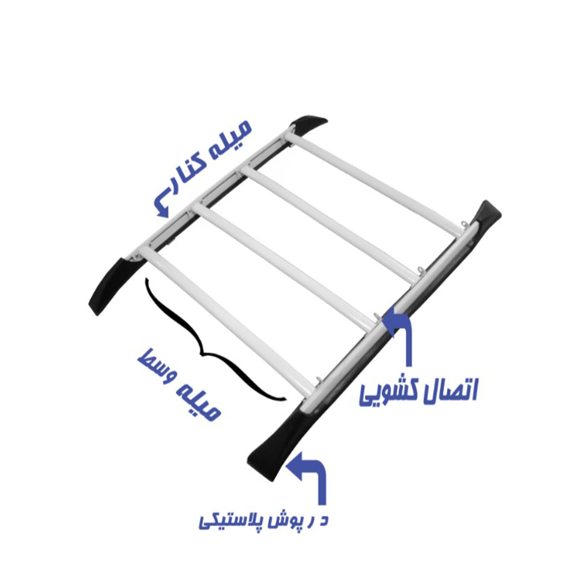 باربند خودرو اسلیپر مدل AL – 1 مناسب برای رنو ال90 — تصویر ۴