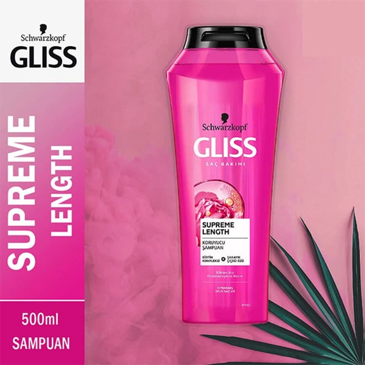 شامپو GLISS مدل Supreme Length حجم 500 میلی لیتر — تصویر ۲