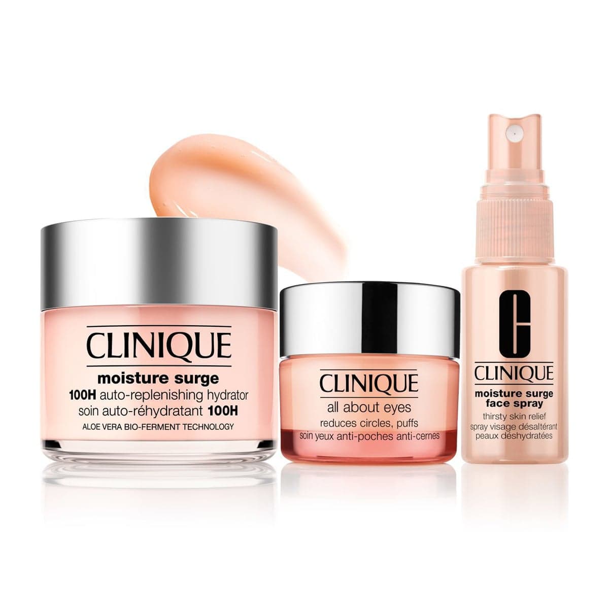 پک آبرسان و مرطوب کننده کلینیک مدل Clinique Travel Exclusive