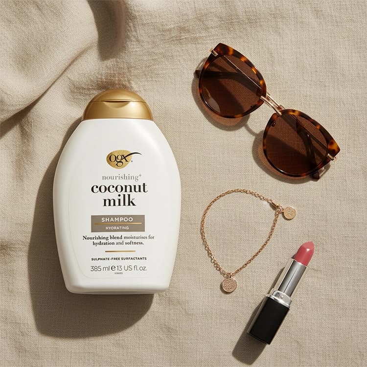 شامپو ogx مدل Coconut Milk حجم 385 میلی لیتر — تصویر ۵