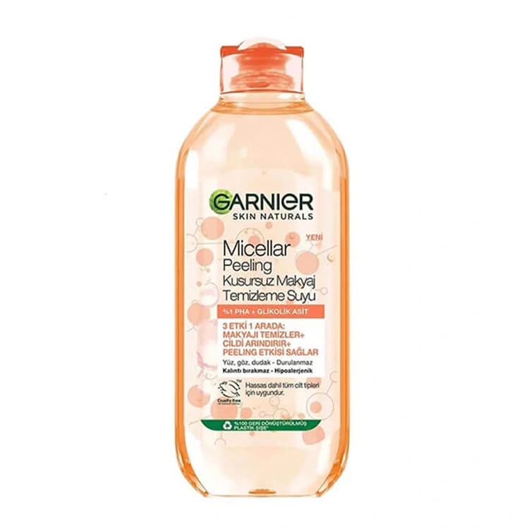 میسلار واتر Garnier مدل Gentle Peeling حجم 400 میلی لیتر