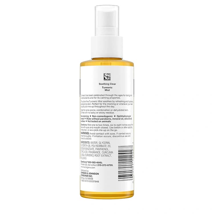 تونر Neutrogena مدل Soothing Clear حجم 124 میلی لیتر — تصویر ۴