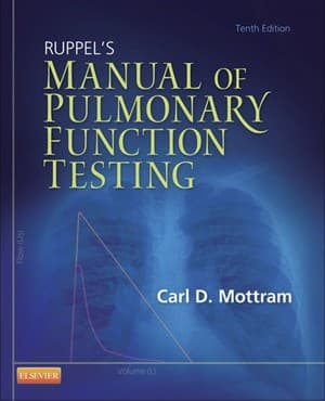 دانلود کتاب Ruppel’s Manual of Pulmonary Function Testing, 10E