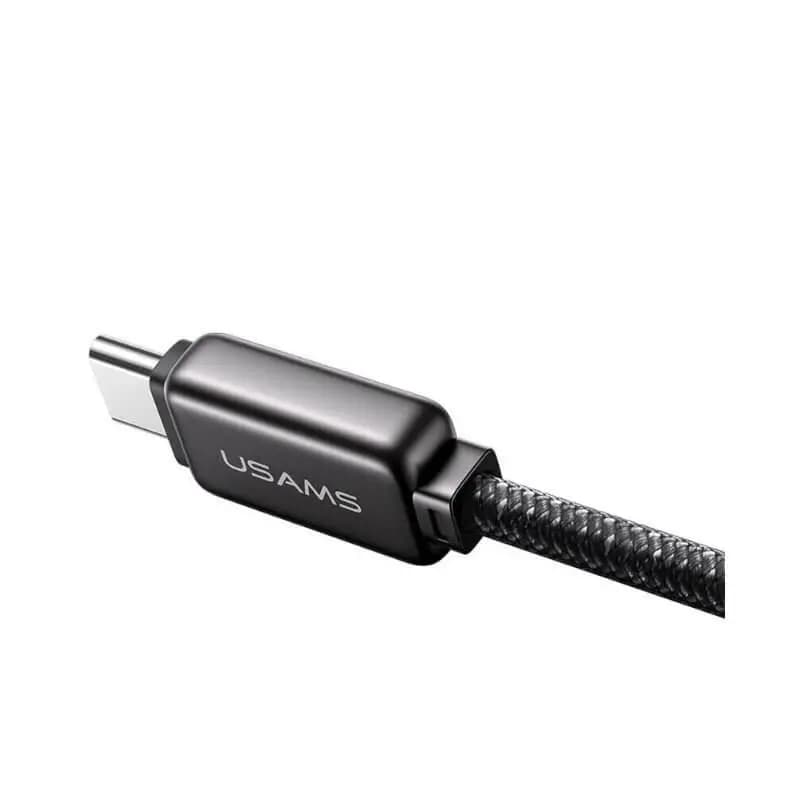 کابل شارژ USB-C to USB-C یوسمز مدل US-SJ744 با طول 1.2 متر توان 100 وات — تصویر ۳