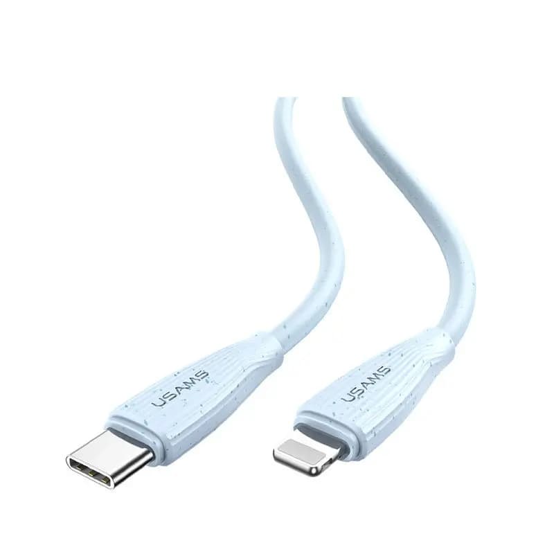 کابل شارژ USB-C to Lightning یوسمز مدل US-SJ717 با طول 1 متر توان 30 وات — تصویر ۲