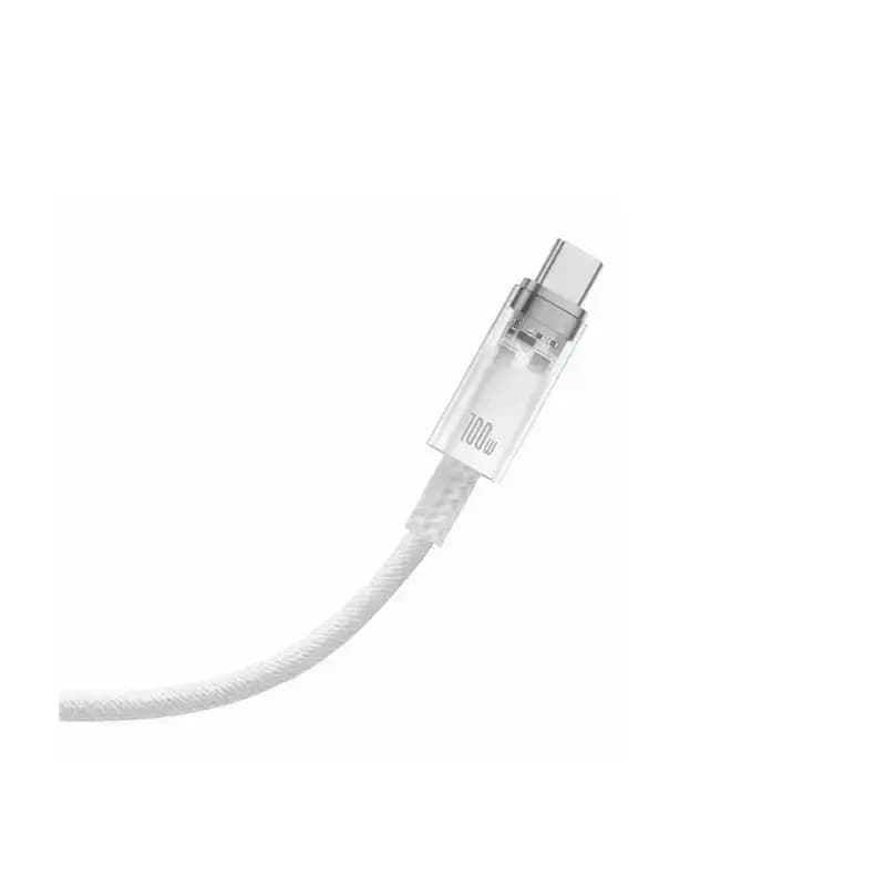 کابل شارژ Type-C to Type-C باسئوس مدل Explorer Series Smart Temperature Control با طول 1 متر 100 وات — تصویر ۴