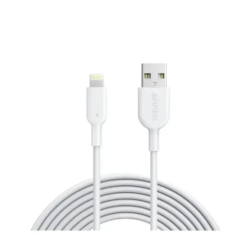 کابل شارژ انکر مدل Anker PowerLine II USB-A to Lightning-A8433 با طول 180 سانتی‌متر — تصویر ۴