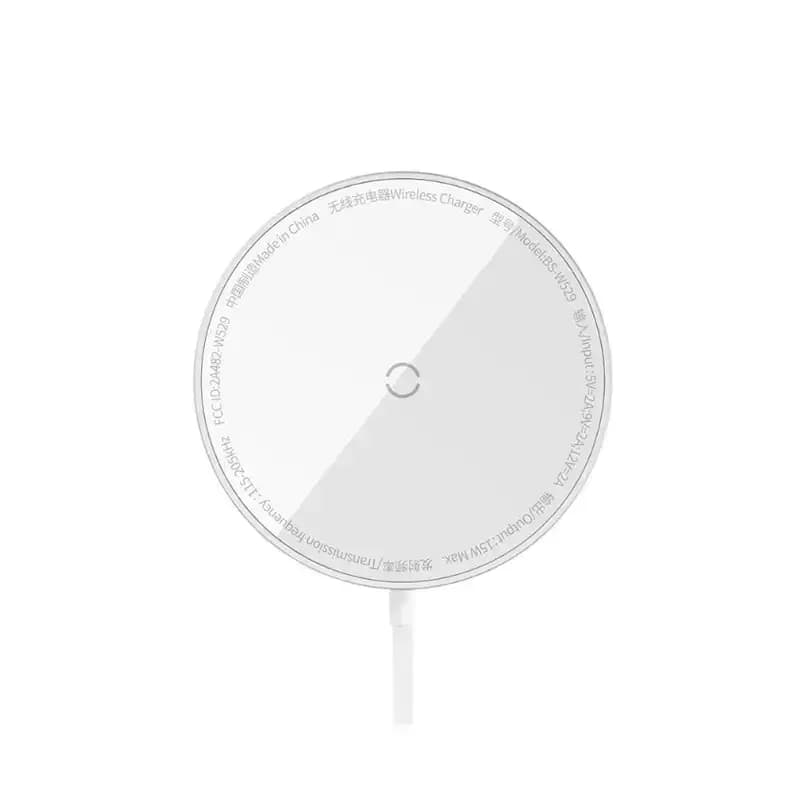 شارژر بی‌سیم باسئوس مدل Baseus Simple Mini3 Magnetic Wireless Charger 15W — تصویر ۶