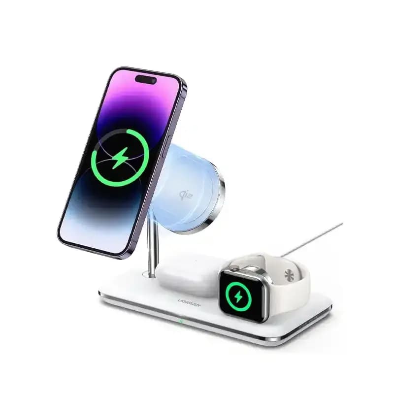 پایه نگهدارنده و شارژر بی سیم گوشی موبایل یوگرین مدل CD278-90326 — تصویر ۲