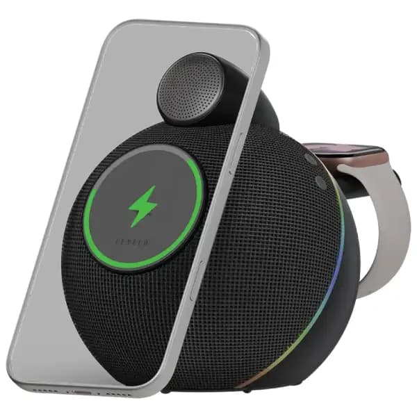 شارژر بیسیم به همراه اسپیکر لولو مدل Levelo Aira Wireless Charger With Speaker