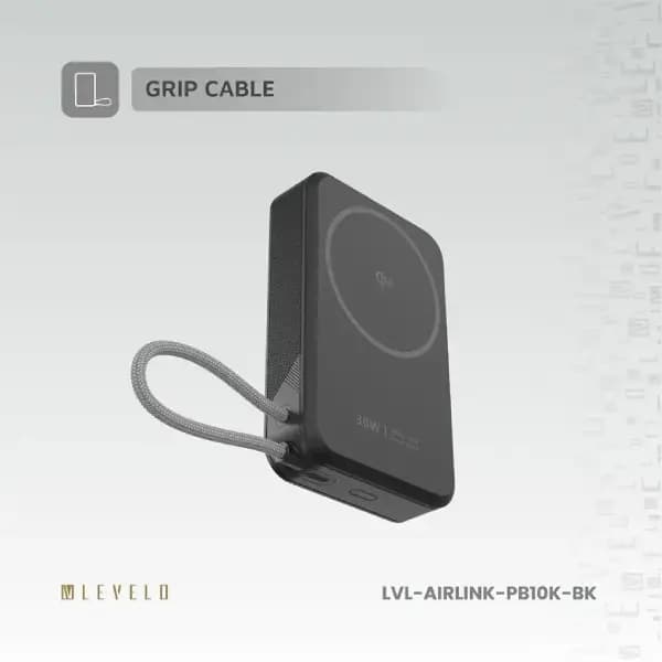 پاوربانک 10000 هزار مگ سیف لولو مدل Levelo AirLink 10000mAh MagSafe Power Bank — تصویر ۷