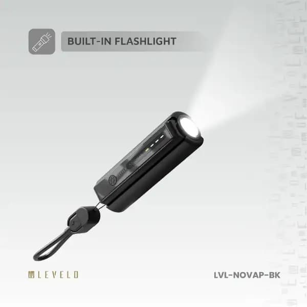 پاوربانک 5000 هزار به همراه چراغ قوه لولو مدل Levelo Nova Pro 5000mAh Power Bank with Flashlight — تصویر ۷