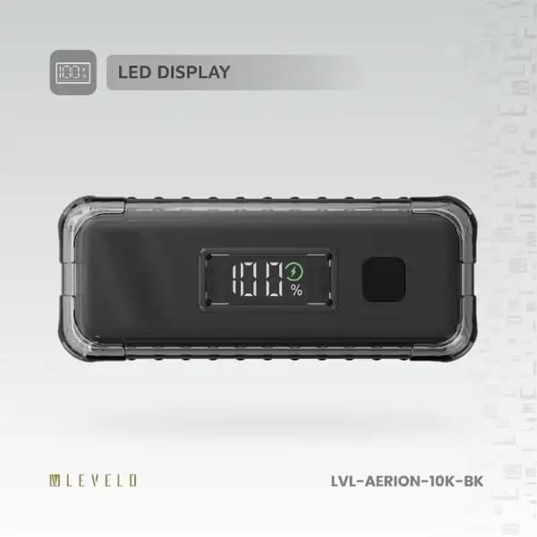 پاوربانک قابل‌حمل 10000 هزار لولو مدل Levelo Aerion Portable 10000mAh Power Bank — تصویر ۴