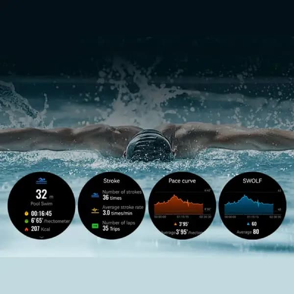 ساعت هوشمند بند چرم با صفحه نمایش 1.32 اینچ میبرو مدل Mibro Lite 3 Pro — تصویر ۳
