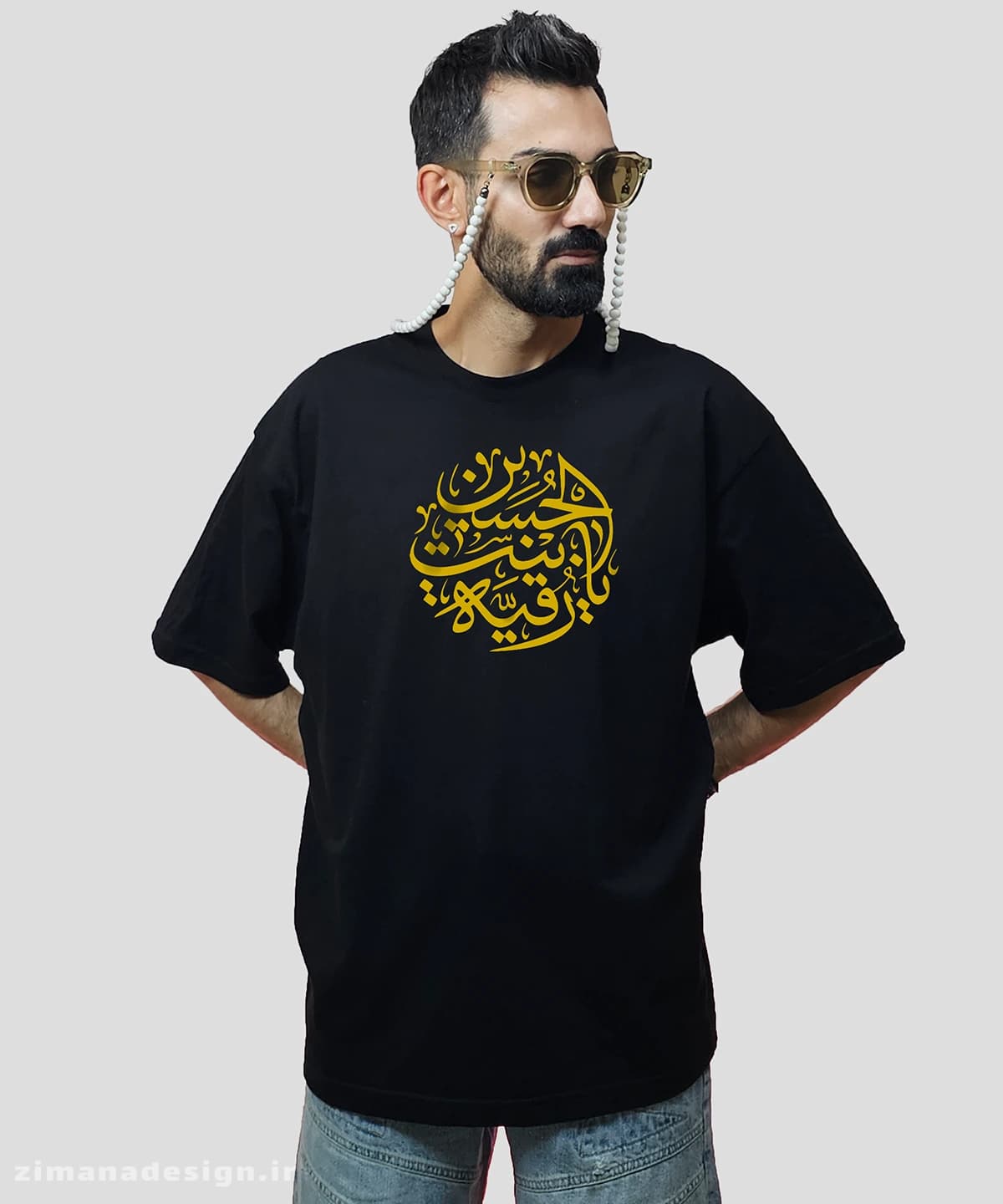 تیشرت لش مردانه و زنانه مذهبی طرح یا رقیه بنت الحسین کد 762