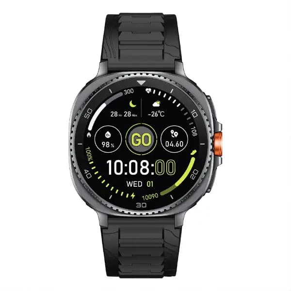 ساعت هوشمند با صفحه نمایش ۱.۴۳ اینچ گرین لاین مدل Green Lion Connect 2 Smart Watch with 1.43” AMOLED Display