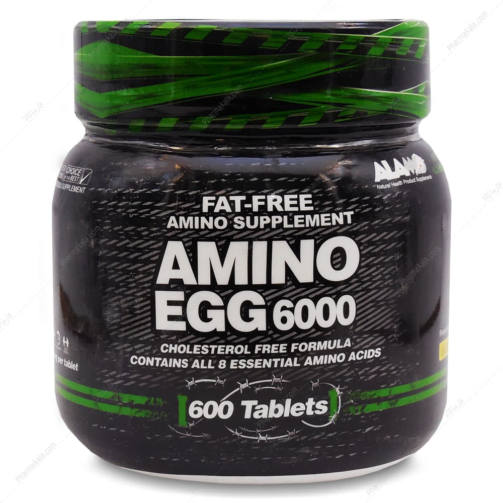 قرص آمینو اگ AMINO EGG 6000 آلامو 600 عددی