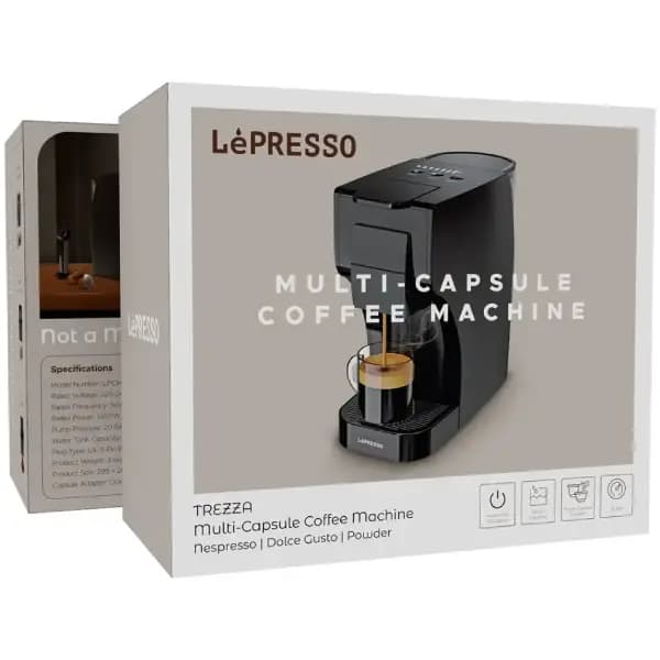 دستگاه قهوه ساز چند کپسولی لپرسو مدل Lepresso Trezza Multi-Capsule Coffee Machine — تصویر ۴