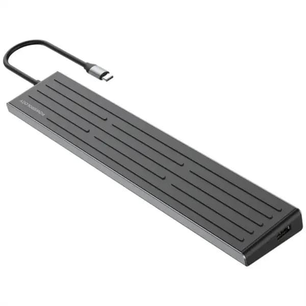 هاب ۱۳ پورت USB-C پاورولوژی مدل Powerology Nexis PWDC4DBBK — تصویر ۴