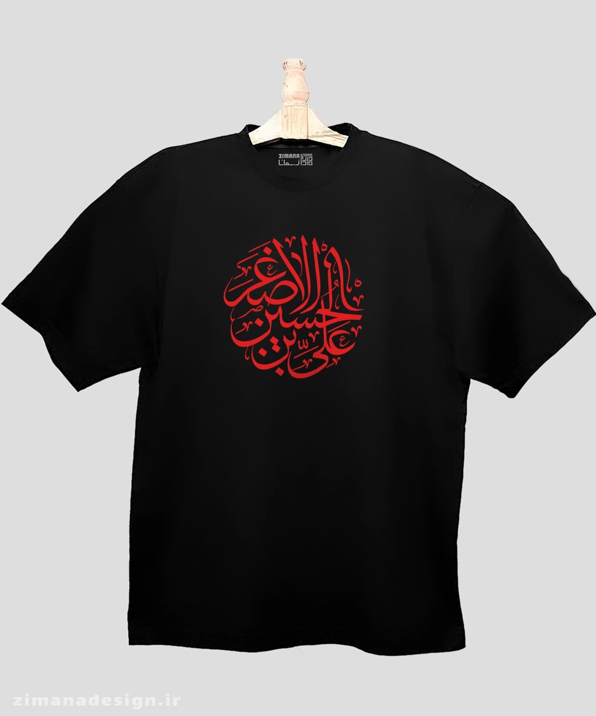 تیشرت لش مردانه و زنانه مذهبی طرح علی اصغر بن الحسین کد 731 — تصویر ۲