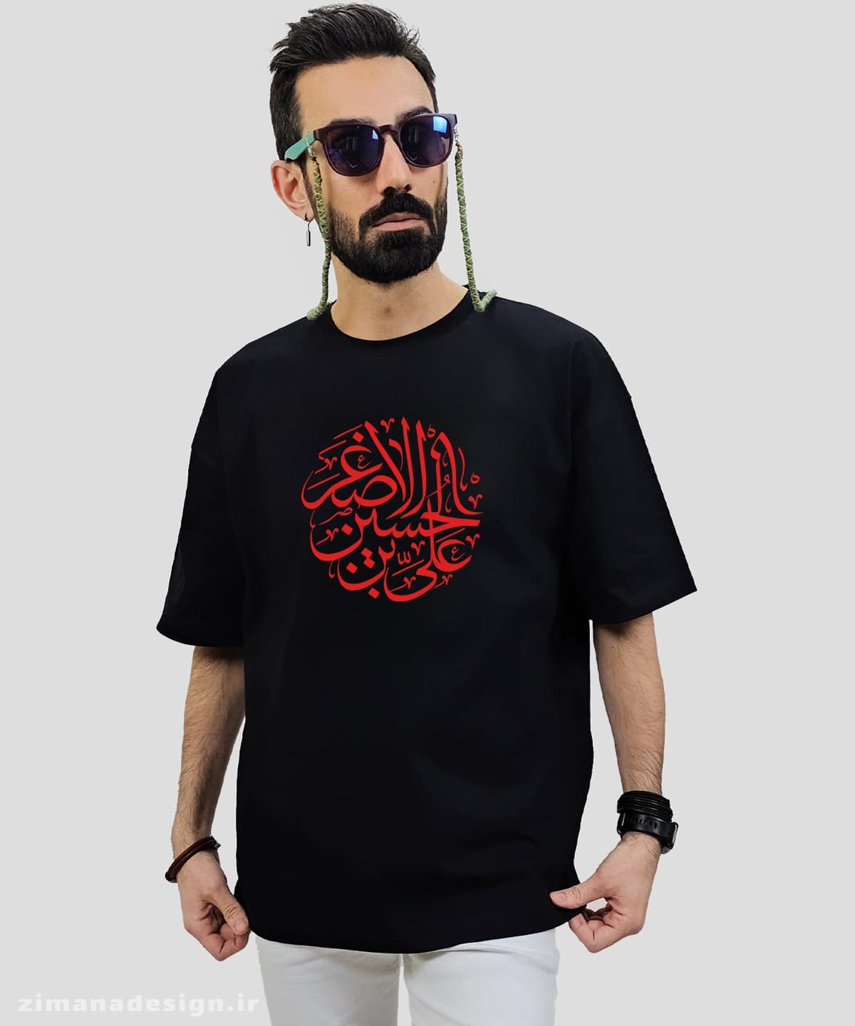 تیشرت لش مردانه و زنانه مذهبی طرح علی اصغر بن الحسین کد 731