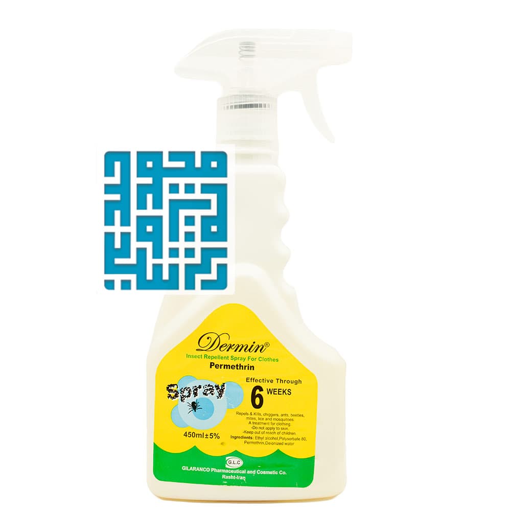 اسپری دافع حشرات درمین 450 میلی لیتری