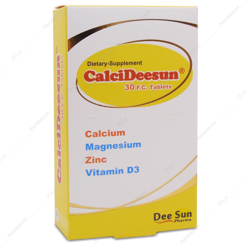 قرص کلسی دیسان CalciDeesun دی سان فارما 30 عددی